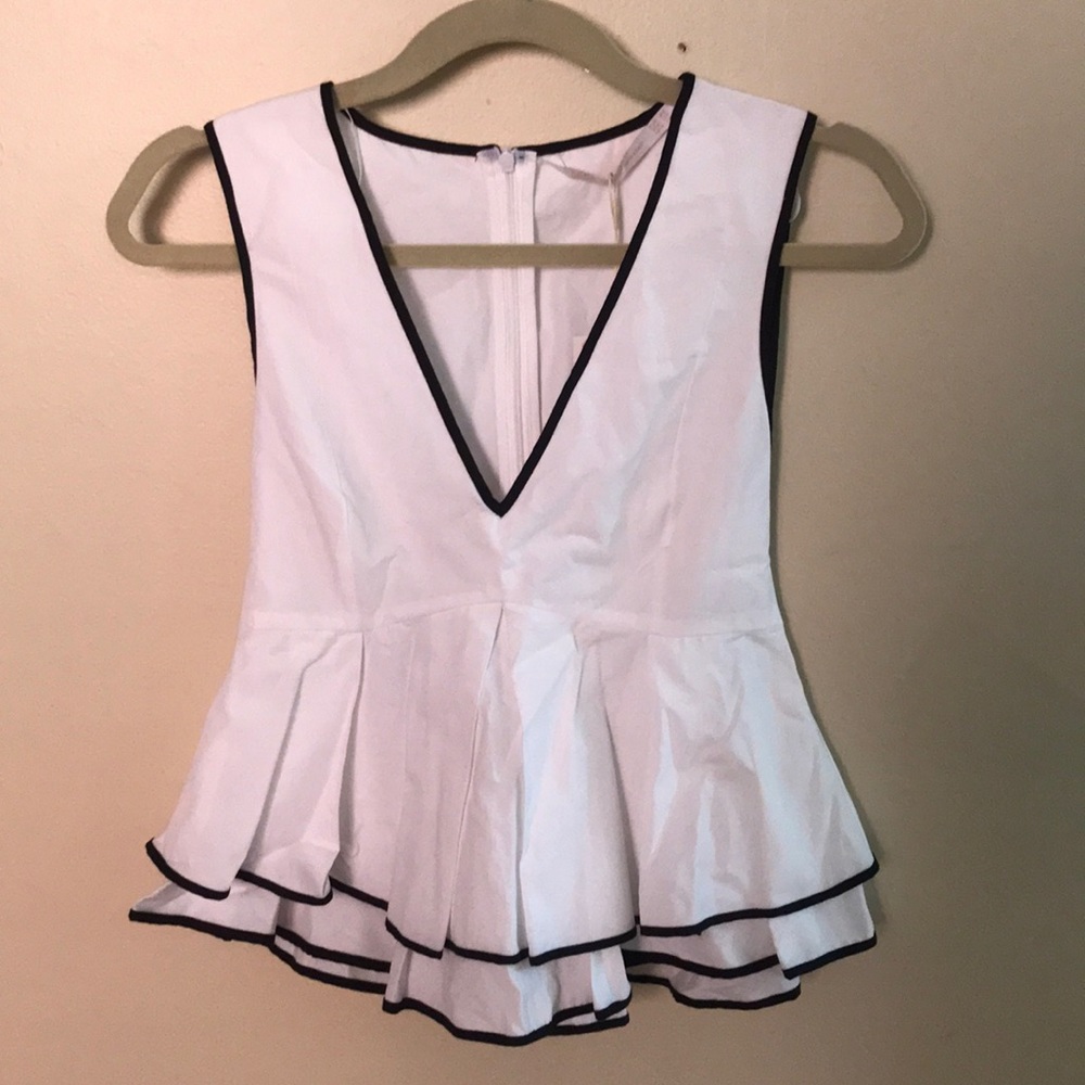 Zara Peplum Top